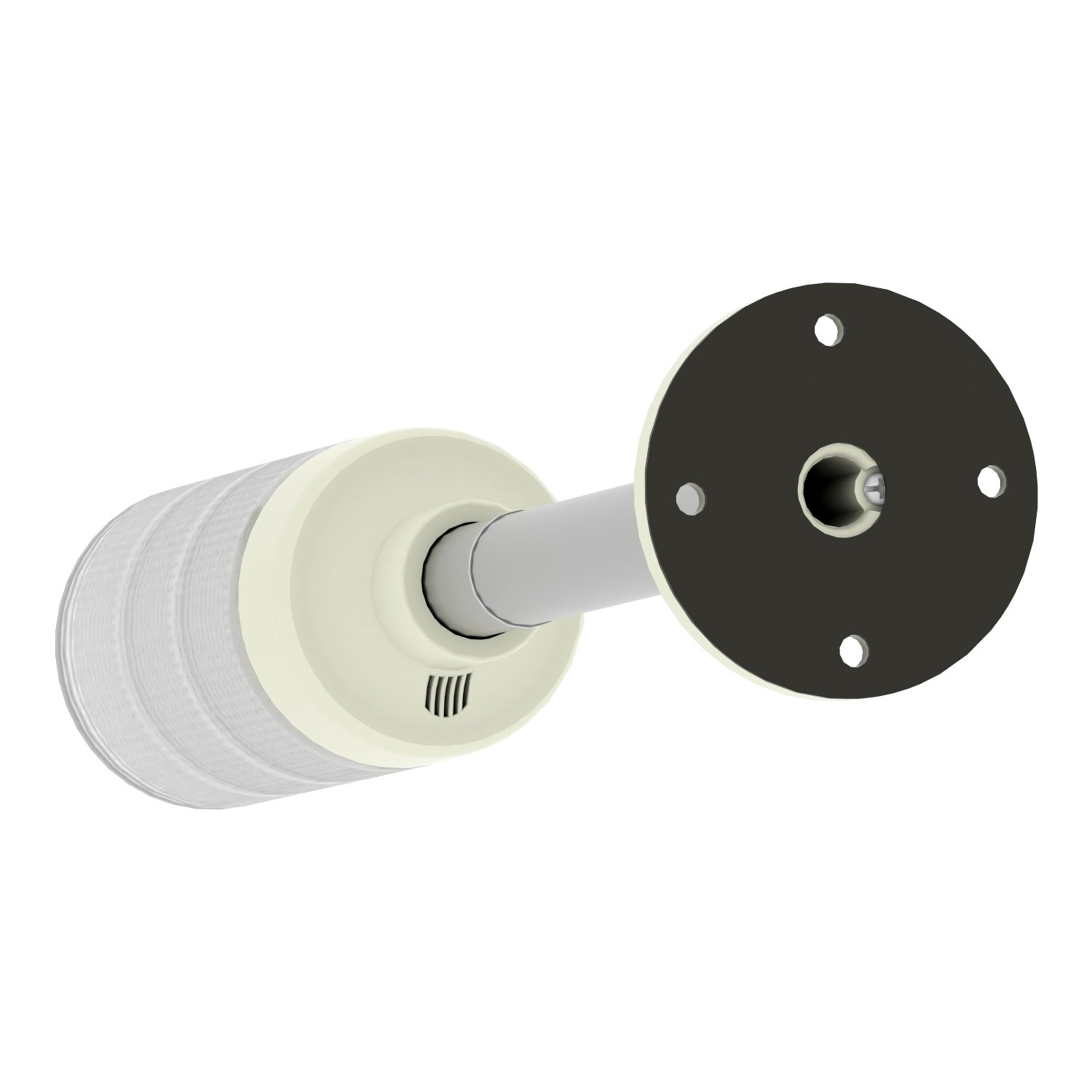 Coluna luminosa Ø60mm pré-montada, buzzer, LED vermelho, verde, amarelo, 24VCA/CC, tubo de montagem em alumínio e placa de fixação, XVGB3SH