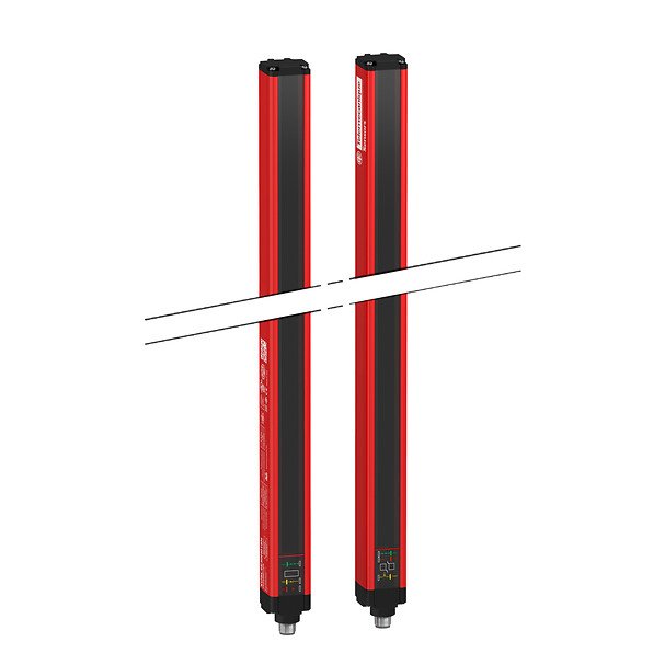 Cortina de luz de segurança tipo 4, XUSL4E3BB081N, proteção corporal, alcance de detecção padrão, 3 feixes, Hp = 810 mm