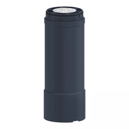 Base + tampa superior Ø60mm para coluna luminosa XVUC21M, preta, NPN, 100...240VCA