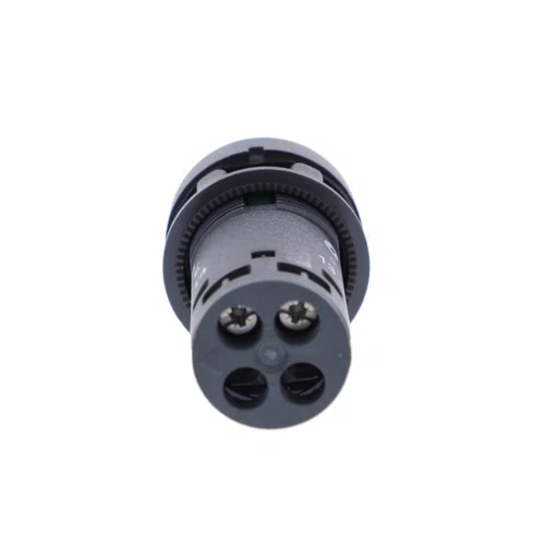 Botão monobloco Ø22mm plástico, retorno por mola, verde, NA, XB7NA31