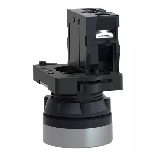Botão Ø22mm plástico, retorno por mola, preto, NA, XA2EA21
