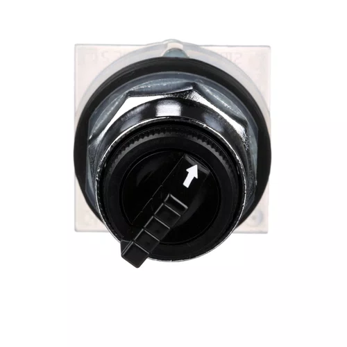 Cabeçote para chave seletora Ø30mm metálico, manopla curta, 2 posições fixas, 9001KS11B
