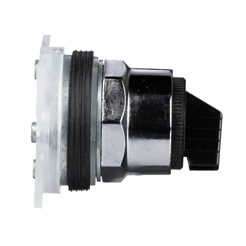 Cabeçote para chave seletora Ø30mm metálico, manopla curta, 2 posições fixas, 9001KS11B