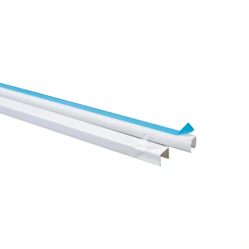 CANALETA PARA SUPERFICIE DEXSON 10 X 10 MM BRANCA COM ADESIVO 2M, DXN10021