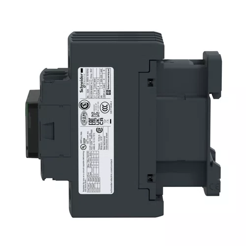 Contator IEC, TeSys Deca, não reversível, resistivo de 32 A, 4 polos, 4 NA (normalmente abertos), bobina de 120 VCA 50/60 Hz, tipo aberto, LC1DT32G7