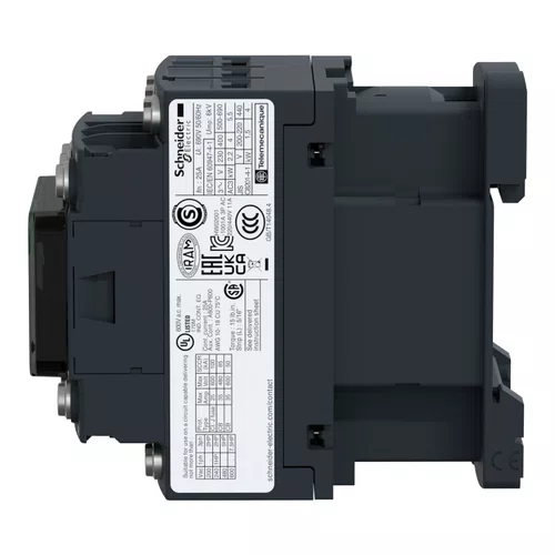 Contator Tesys Deca 3P 18A AC-3 110V CA 50/60Hz 1NA+1NF, LC1D186F7