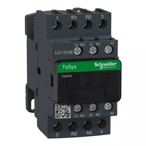 Contator Tesys Deca 3P 25A AC-1 110V CA 50/60Hz 1NA+1NF, LC1D128F7