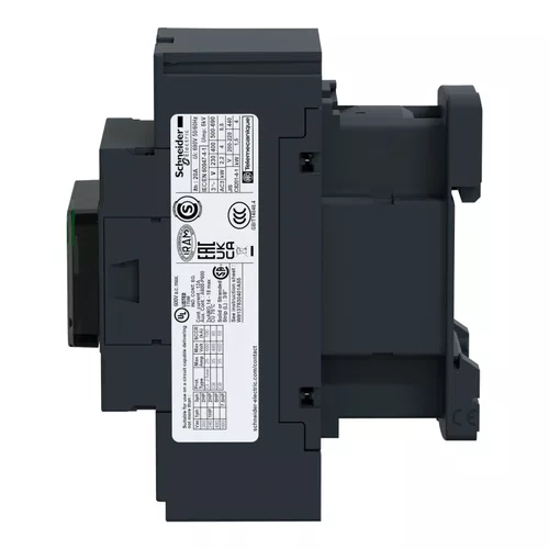 Contator Tesys Deca 3P 9A AC-3 220V CA 50/60Hz 1NA+1NF, LC1D093M7
