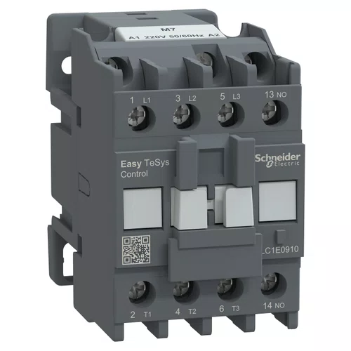 Contator Tripolar EasyPact TVS 9A 1NA 220VCA 50/60Hz, LC1E0910M7