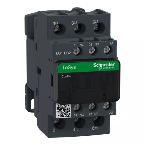 Contator tripolar Tesys Deca 32A 1NA+1NF 220VCA, LC1D32M7