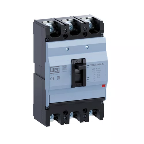 Disjuntor CBW3B-B225DFF3 225 A 3 polos 18kA @ 380Vc.a.(IEC 60947-2) Térmico e magnético fixos (17792808)