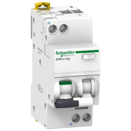 Disjuntor Diferencial IDPNA Vigi 1P+N, 20A, Curva C, 230/240VCA, 4,5kA, 30mA, Classe AC, A9D34620