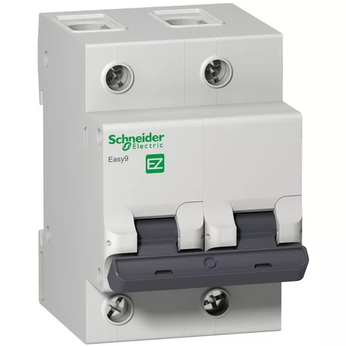 Disjuntor Easy9 2P 91A 4,5kA 230/400V CA curva C, EZ9F33291