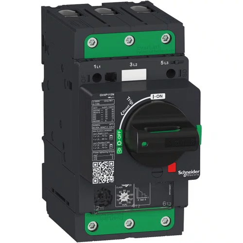 Disjuntor motor, TeSys GV4P80N, 3P, 80A, Icu 50kA, termomagnético, terminais Everlink