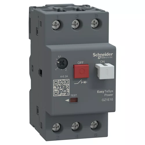 Disjuntor Termomagnetico TeSys GZ1E10 46.3A Botão Impulsão