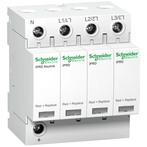 DPS Acti9 3P+N, 230Ue, 350Uc, 40kA, Classe 2 com sinalização local, A9L40600