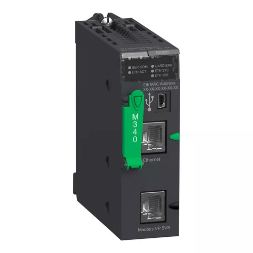 Processador M340 - 4 Mb - 1 porta Ethernet e 1 porta Modbus RTU