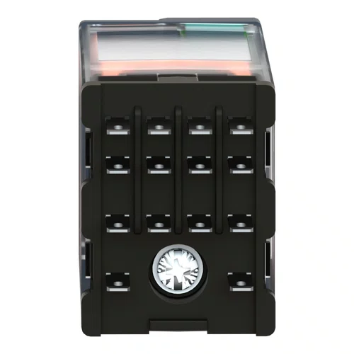 Relé de interface, 6A, 4NAF, botão de teste, LED, 24VCC, RXM4AB2BD