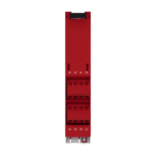 Relé de Segurança Cat. 4 - PL e / SILCL 3 - 2 Canais de Entrada - 6 Saídas (4 NA/1NF) - Conector Parafuso - 48/240 Vac/dc, XPSBAC34AP