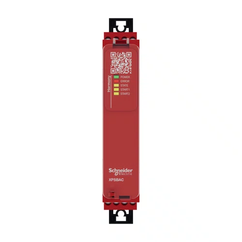 Relé de Segurança Cat. 4 - PL e / SILCL 3 - 2 Canais de Entrada - 6 Saídas (4 NA/1NF) - Conector Parafuso - 48/240 Vac/dc, XPSBAC34AP