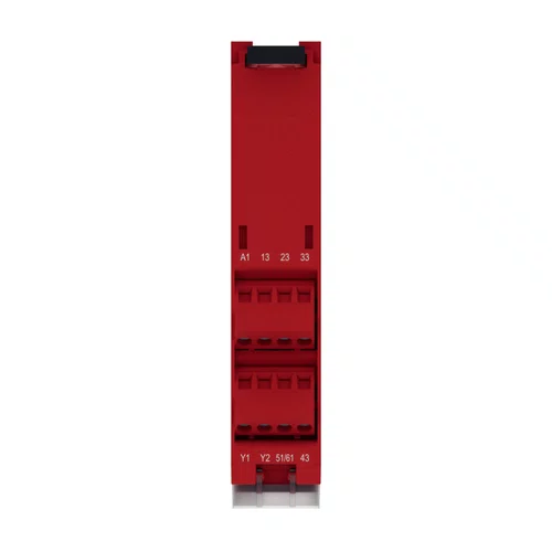 Relé de Segurança Cat. 4 - PL e / SILCL 3 - 2 Canais de Entrada - 6 Saídas (4 NA/1NF) - Conector Parafuso - 48/240 Vac/dc, XPSBAC34AP