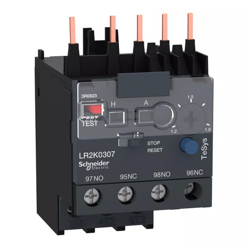 Relé Térmico TesYs K Classe 10 1.21.8A 1NA+1NF
