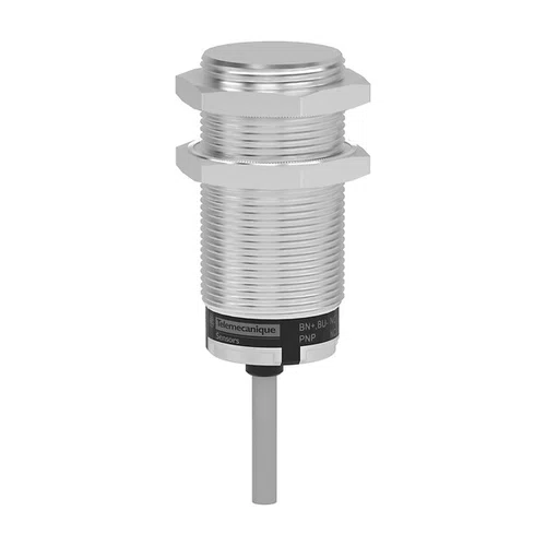 Sensor capacitivo de proximidade XT, cilíndricos M30, latão, 3 fios, Sn 10 mm, cabo de 2 m, 1 NA