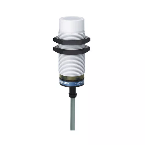 Sensores capacitivos de proximidade XT, cilíndricos M30, plástico, Sn 15 mm, cabo de 2 m