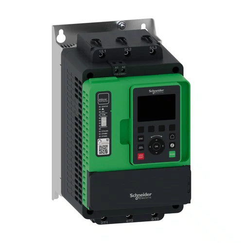 Soft Starter Altivar ATS490, 75A, 208 até 690V AC, tensão de controle 110 até 230V AC