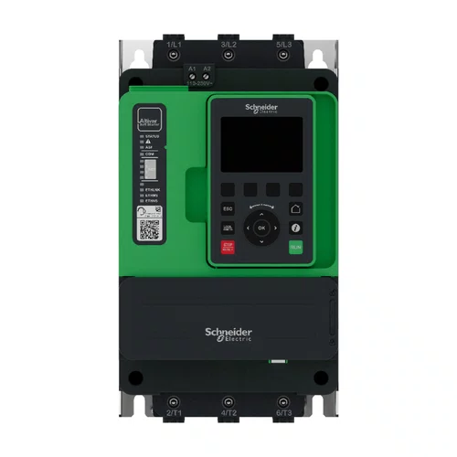 Soft Starter Altivar ATS490D75Y, 75A, 208 até 690V AC, tensão de controle 110 até 230V AC