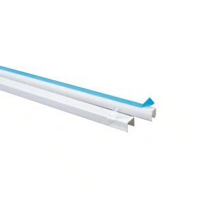 CANALETA PARA SUPERFICIE DEXSON 10 X 10 MM BRANCA COM ADESIVO 2M, DXN10021