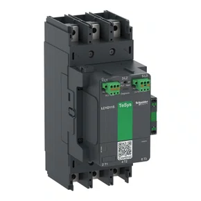 Contator de alta potência, TeSys Giga, 3 polos (3NA), AC-3 <=440V 115A, versão avançada, bobina CA/CC de 200…500V, LC1G115LSEA