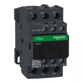 Contator Tesys Deca 3P 32A AC-3 48V CA 50/60Hz 1NA+1NF, LC1D32E7