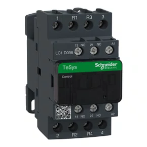 Contator Tesys Deca 4P 25A AC-3 110V CA 50/60Hz 1NA+1NF, LC1D258F7