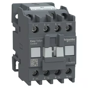Contator Tripolar EasyPact TVS 9A 1NA 220VCA 50/60Hz, LC1E0910M7