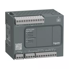Controlador Lógico Programável - 9 Entradas / 7 Saídas Digitais - Saídas Relé - Modbus RTU/ASCII - 110/220 Vac, TM100C16RN
