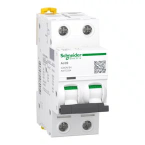 Disjuntor Acti9 IC60N 2P, 4A, Curva B, 50kA em 220/240VCA (60947-2), A9F73204