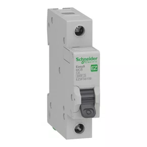Disjuntor Easy9 1P 6A 6kA 230V CA curva C, EZ9F56106