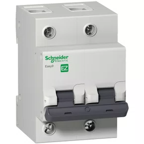 Disjuntor Easy9 2P 80A 4,5kA 230/400V CA curva C, EZ9F33280