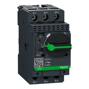 Disjuntor motor termomagnético Tesys Deca 6-10A manopla rotativa, GV2P14