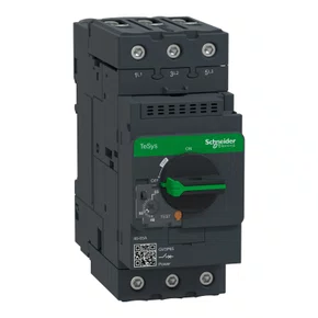 Disjuntor motor termomagnético Tesys Deca com Everlink 48-65A, manopla rotativa, GV3P65
