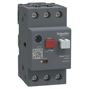 Disjuntor Termomagnetico TeSys GZ1E10 46.3A Botão Impulsão