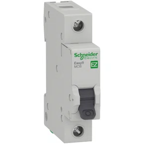 Mini disjuntor Easy9 1P, 40A, Curva C, 3kA em 230VCA (60898-1), EZ9F33140