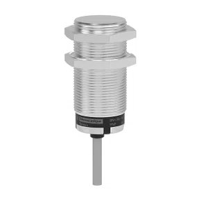 Sensor capacitivo de proximidade XT, cilíndricos M30, latão, 3 fios, Sn 10 mm, cabo de 2 m, 1 NA