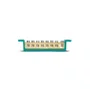 Barramento Terra SBT8 Term Verde Fixa 890Mm