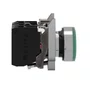 Botão luminoso Ø22mm metálico, retorno por mola, verde, NA+NF, 24VCA/CC, XB4BW33B5