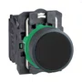 Botão Ø22mm plástico, retorno por mola, preto, NA, XB5AA21