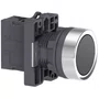 Botão Ø22mm plástico, retorno por mola, preto, NA, XA2EA21
