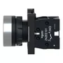 Botão Ø22mm plástico, retorno por mola, preto, NA, XA2EA21