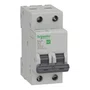 Mini disjuntor Easy9 2P, 16A, Curva C, 6kA em 400VCA (60898-1), EZ9F56216